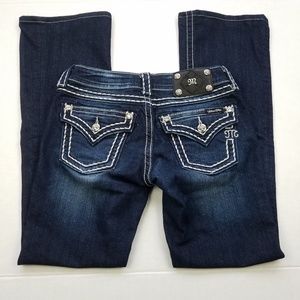 Miss Me Easy Boot Dark Wash Jeans